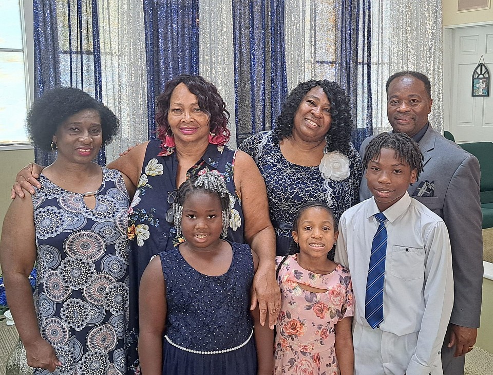 Elder James Whitehead and family